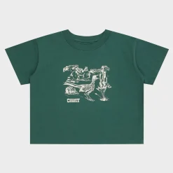 Cherry Women'S-Sedona Boxy Baby Tee (Cactus)