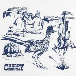 Cherry Women'S-Sedona Boxy Baby Tee (Vintage White)