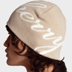 Cherry Headwear-Skull Cap Beanie (Khaki)