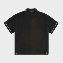 Cherry Shirting-Smoking Shirt (Black)