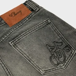 Cherry Pants-Straight 5 Pocket Denim (Grey)