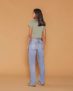 Cherry Pants-Straight Leg 5 Pocket Denim (Indigo)