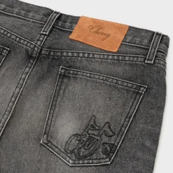 Cherry Pants-Straight Leg 5 Pocket Denim (Black)