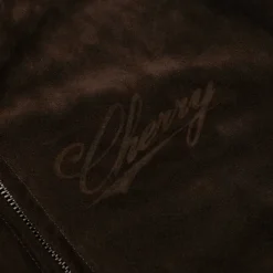 Cherry Jackets-Suede Bomber Jacket (Espresso)
