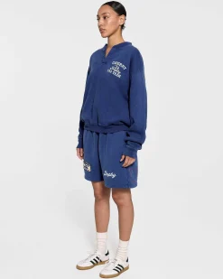 Cherry Sweatshirts-Trophy Henley Crewneck (Royal)
