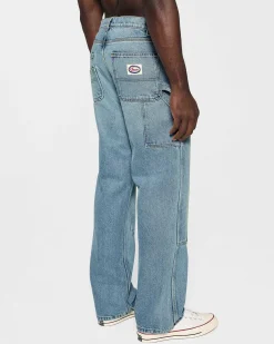 Cherry Pants-Wide Leg Denim Double Knee (Indigo)