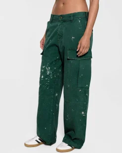 Cherry Pants-Wide Leg Painted Cargo (Cactus)