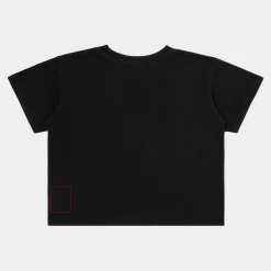 Cherry Women'S-Wilderness Boxy Baby Tee (Black)